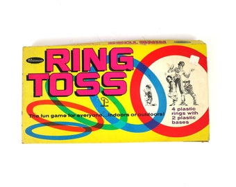Vintage Whitman Ring Toss Game: Mid Century Cabin Decor