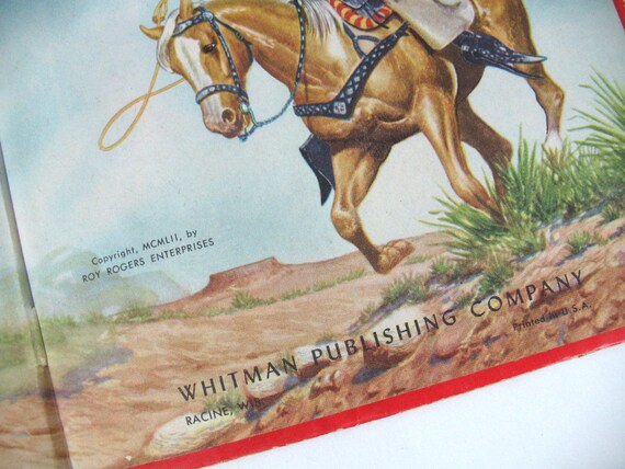 Roy Rogers and the Sure Nough Cowpoke Book Vintage 1950s 
