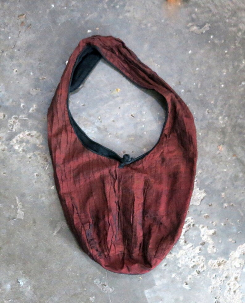 vintage Crossbody Fabric purse Across Body Slouchy Sling Purse Boho market Bag Indie Girl Revival Purse