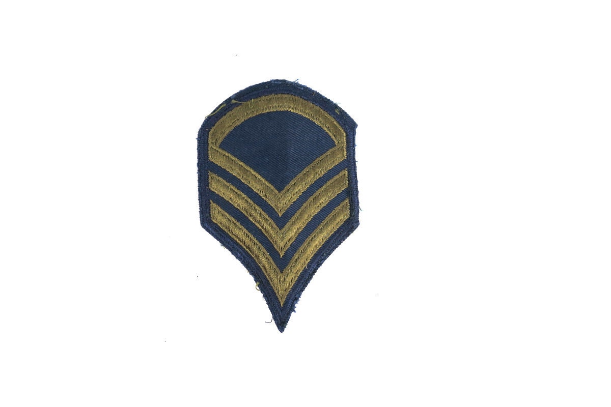 Vintage Us Military Uniform Blue & Green Stripes Rank Patch - Etsy Australia