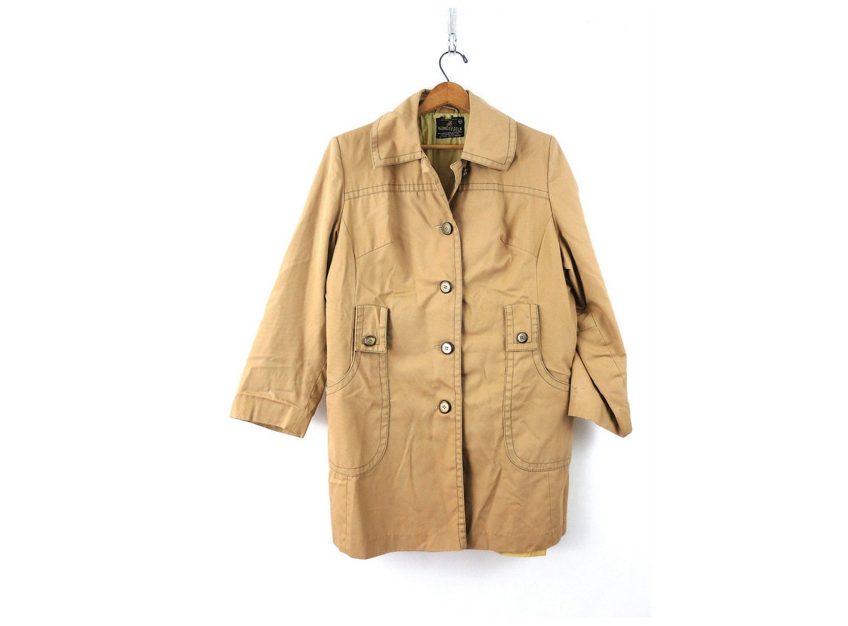 tan spring coat