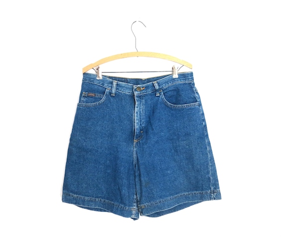 Vintage High Waist Denim Mom Shorts: 90s Blue Jean Jorts, Women's