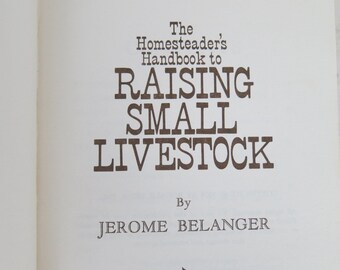 Das Handbuch des Homewinkels zur Kleintierzucht von Balinger 1974 Hardcover-Buch Erste Ausgabe