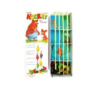 Vintage Play HOOKEY Go Fishin! Game No. 430 by Cadaco Game 1974