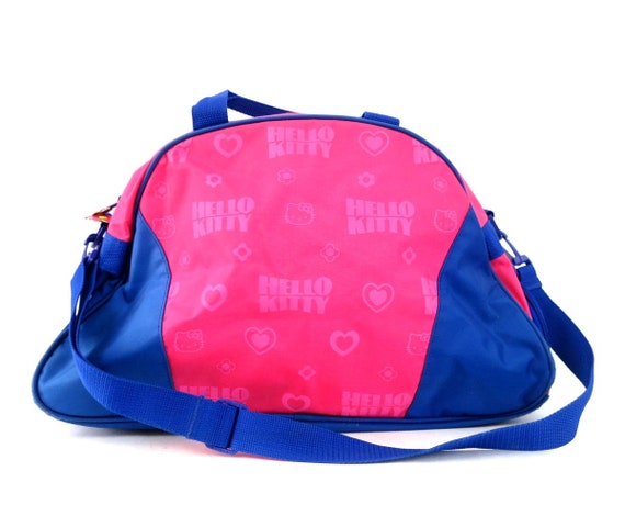 Pink Hello Kitty Duffel Bag Vintage Novelty Tote … - image 4