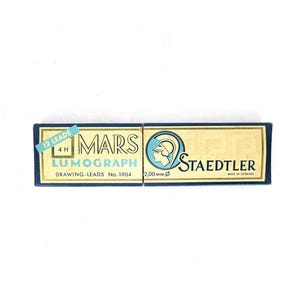 Vintage Staedtler Drawing Leads 4H, Vintage Mars Lumograph Drawing Leads No. 1904 Made in Germany