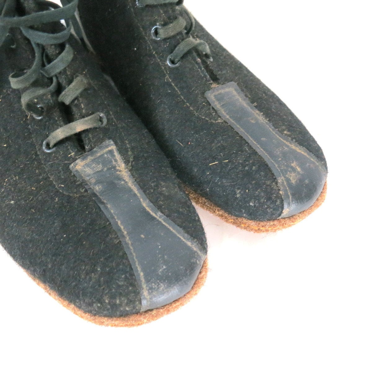 Vintage US Air Force Wool Felt Flight Boots - Hiker Heel  display picture 2