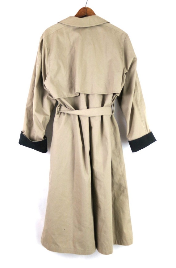 80s London Fog Trench Coat Modern Rain Jacket But… - image 6