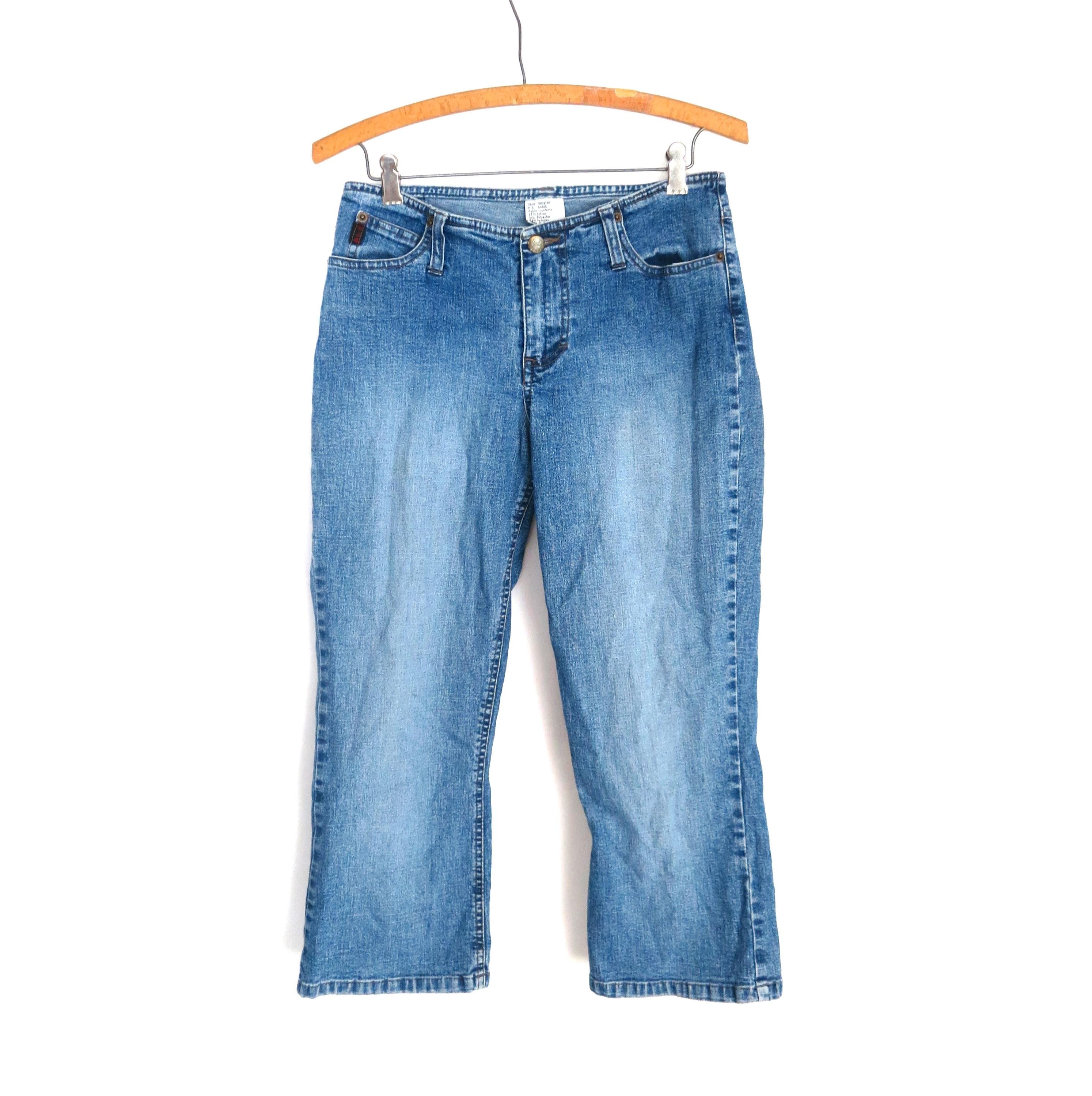 90s Vintage Capri MUDD Jeans Women's Mid Rise Summer Pants Size