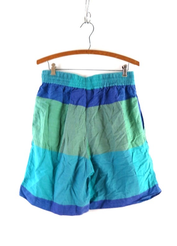 90s 2 Piece Shirt & Shorts Matching Short Sleeve … - image 10