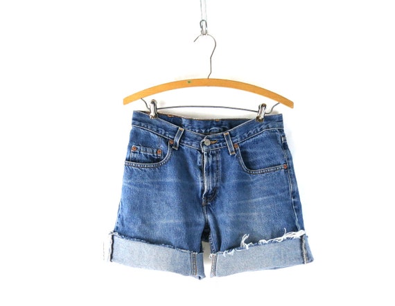 Blue Jean Shorts Denim Levi Shorts - Etsy