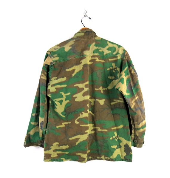 Vintage Army CAMO USMC Stamped Shirt Jacket Unite… - image 4