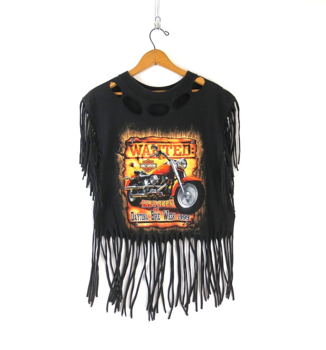 Daytona Beach Bike Week Tshirt 90s Biker Tee Shirt With