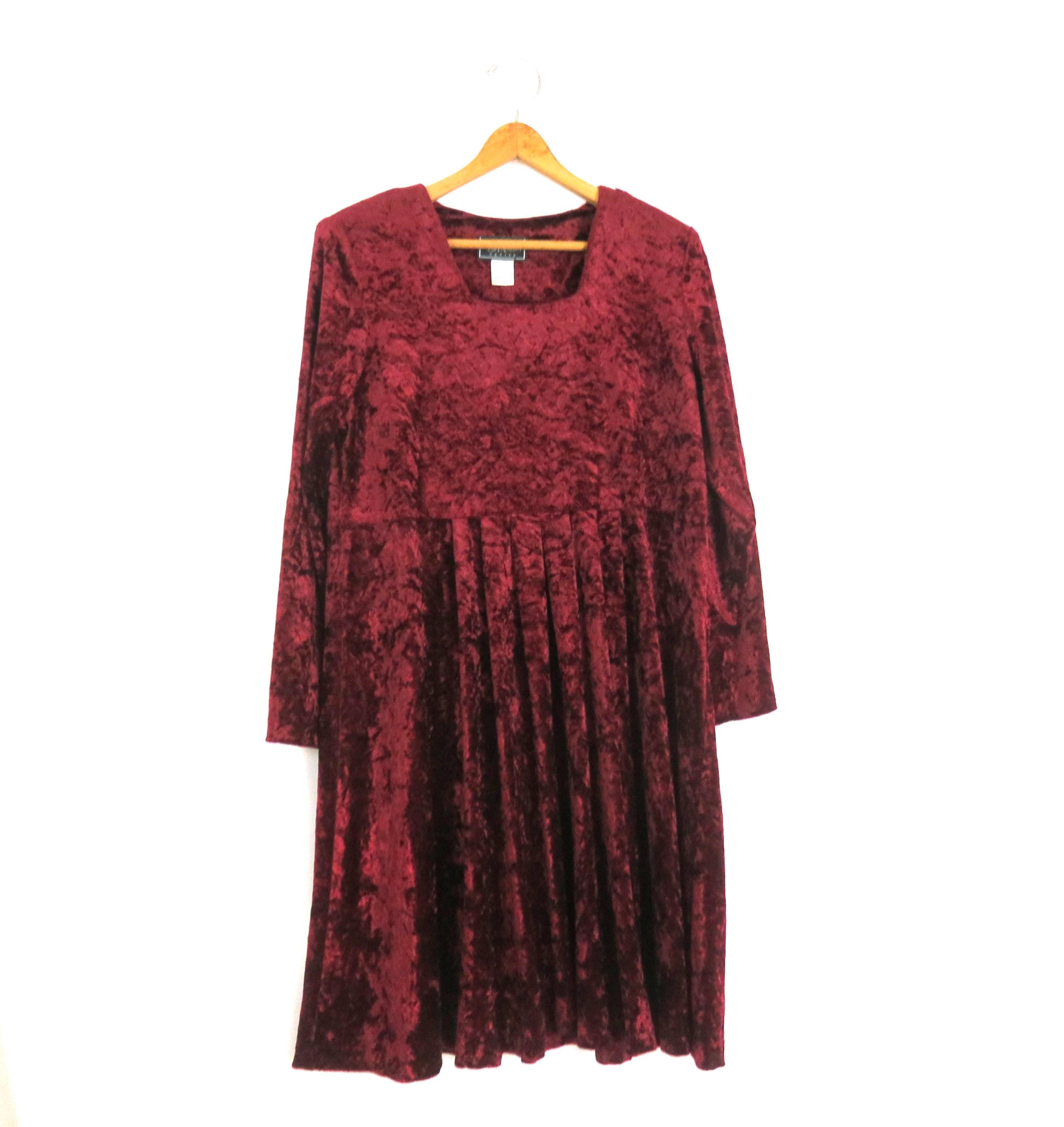 Woman Petite Velvet Dress - Etsy