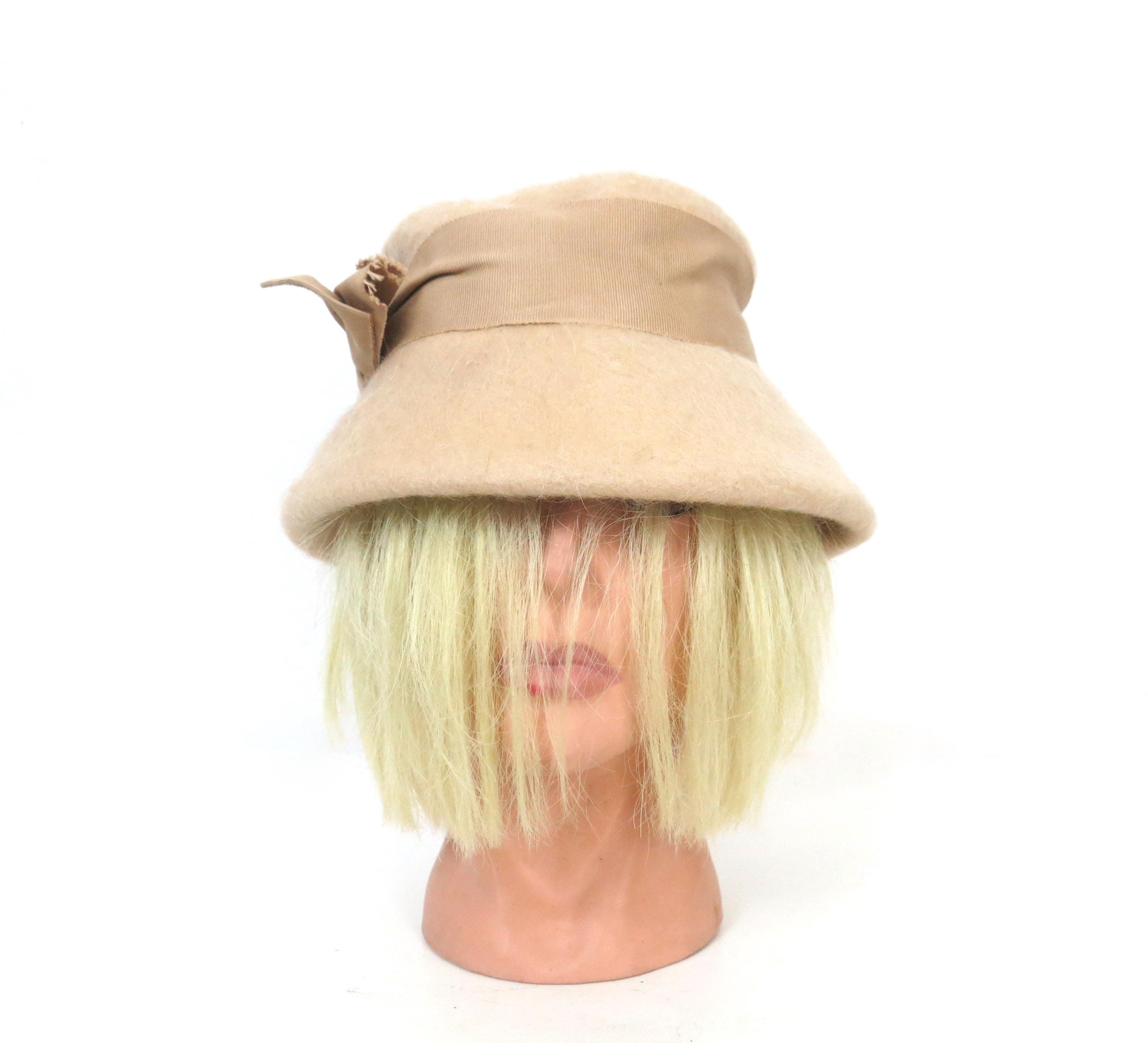 最も信頼できる Fashion Century Mid | Hat Beige Vintage Hat Etsy - Maq / 帽子