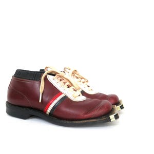 Vintage Leather BASS Cross Country Ski Shoes EIE Binding / Size 6