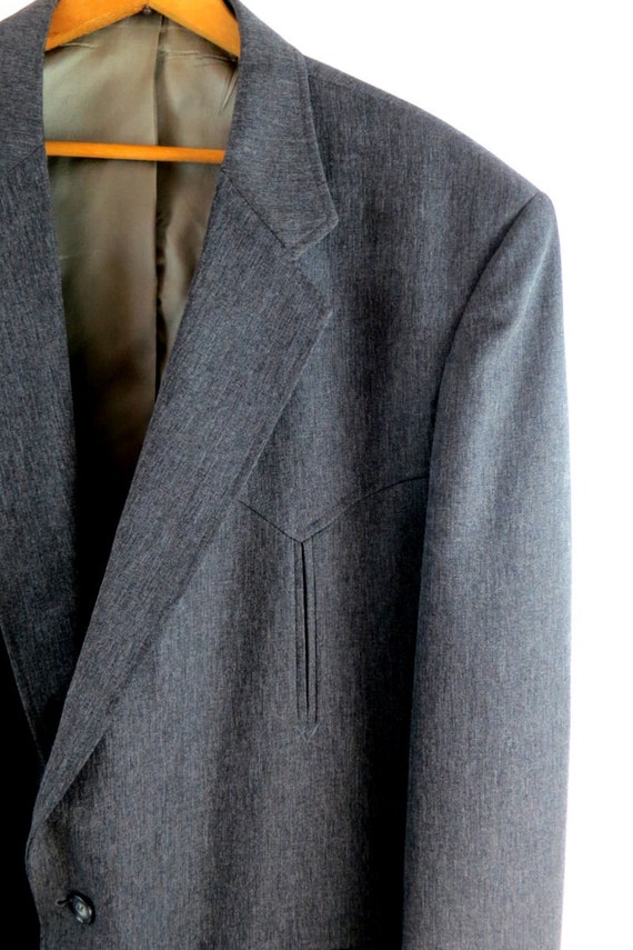 Gray Circle S Suit Coat Cowboy Western Blazer Jac… - image 5