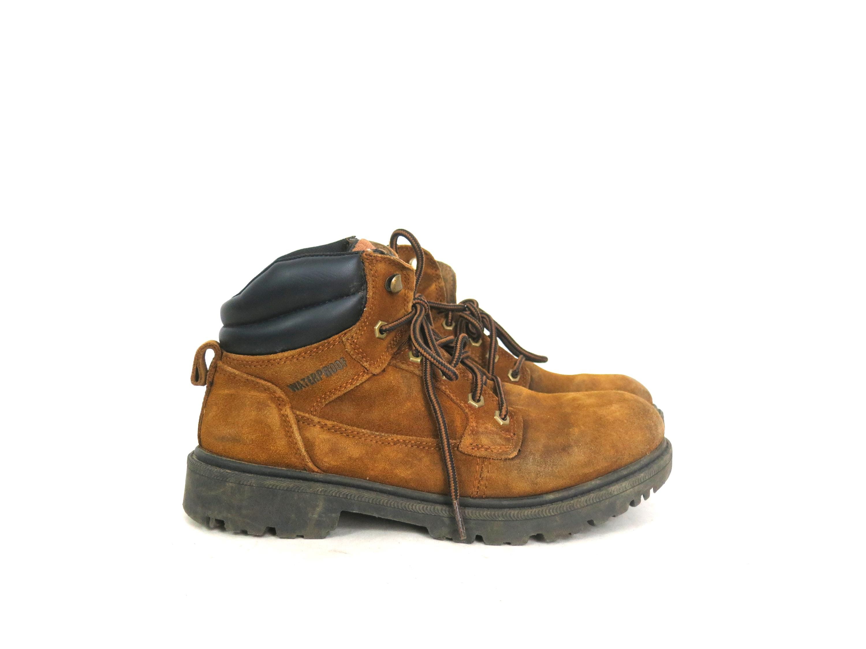 Brahma Men’s Dark Brown Lace-Up Work Boots with Tan Midsole Brahma Mens Combustion MNBR22EZ001 Brown | Mercari main image 3