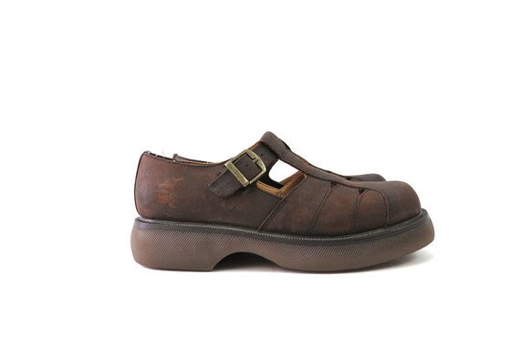 brown mary jane platforms