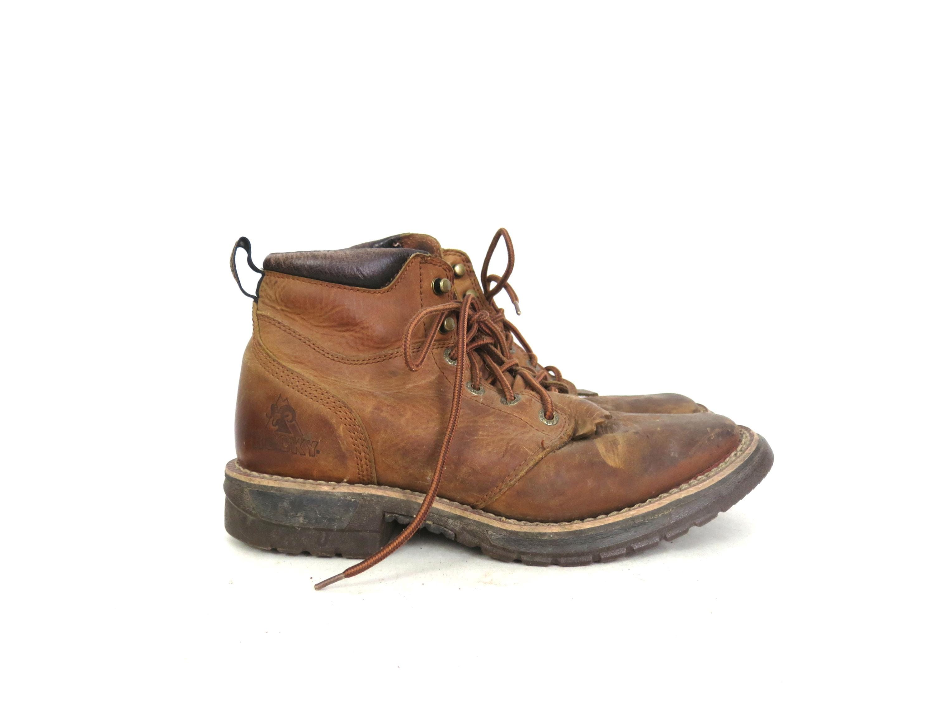 Mens Vintage Ankle Boots - Etsy