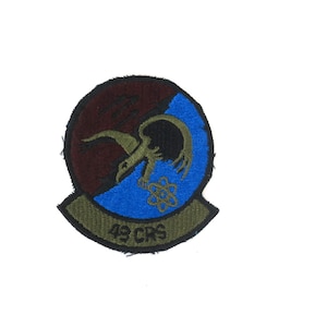 USAF Air Force Patch: 49th Component Repair Squadron Insignia Badge Vintage Emblem Patch