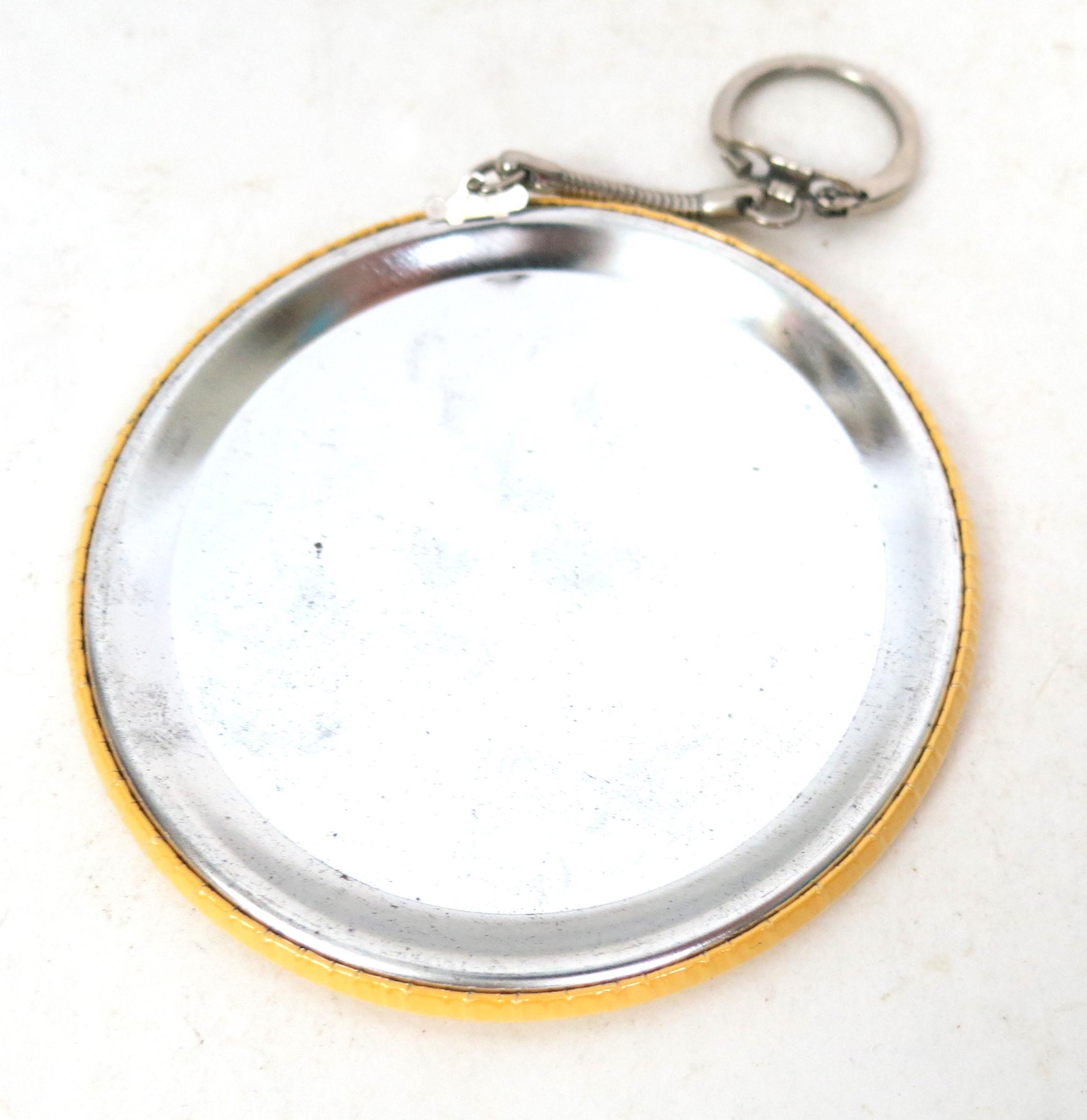 1970s Vintage Bad to the Bone Keychain: Metal Button Fob - Etsy