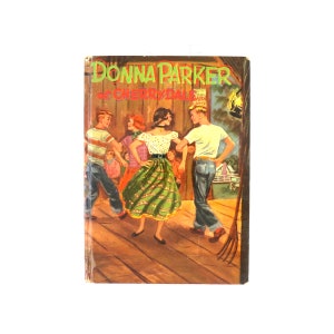 Vintage Donna Parker bei Cherrydale von Marcia Martin 1957 Young Erwachsene Fiction Withman Editions Buch Kinderbuch Dekor