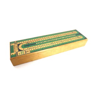 Vintage DRUEKE Modell 950 Holz Cribbage Brett Regulation Bahnspiel Retro Karte Party Nacht