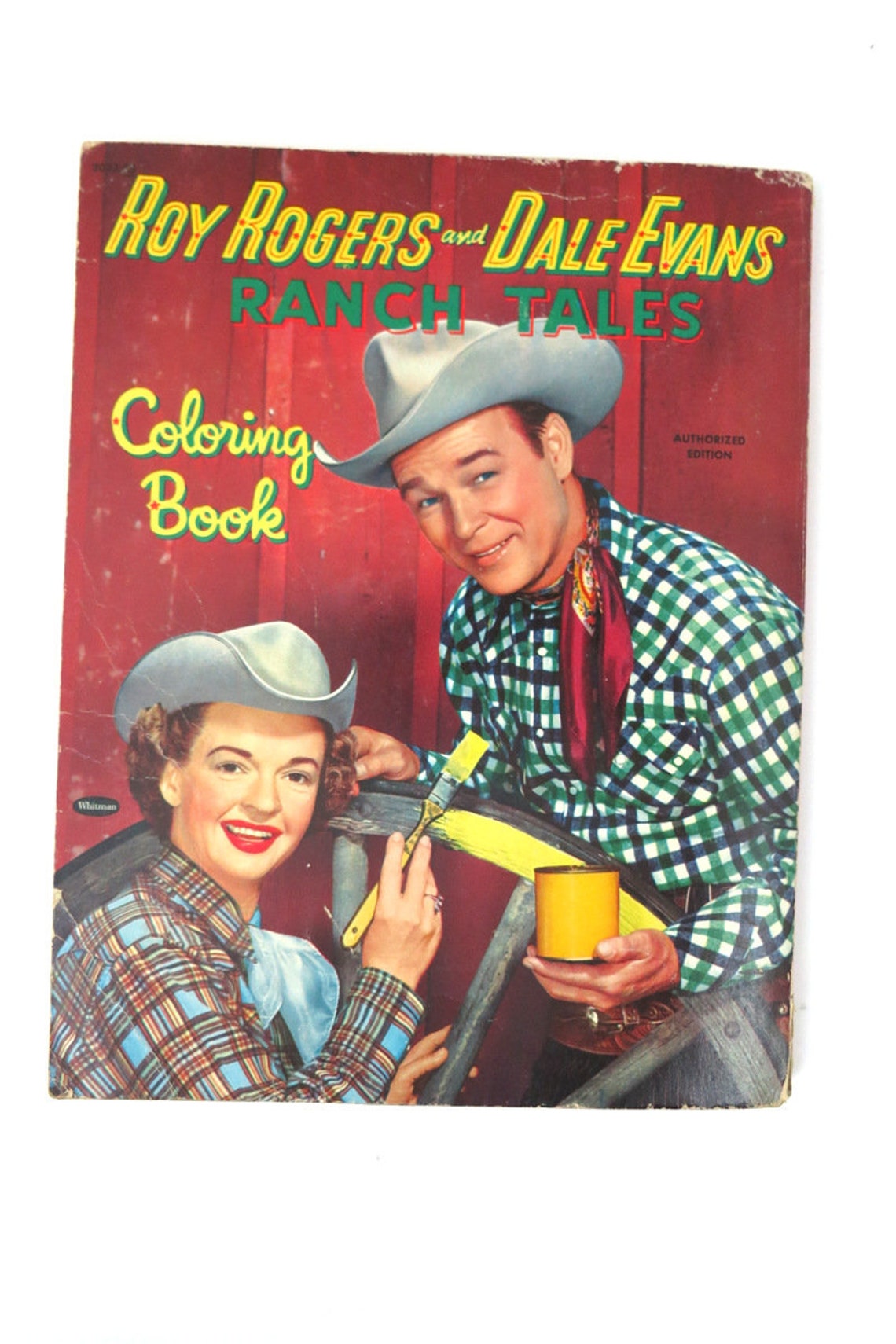 Roy Rogers & Dale Evans 1950s Vintage Coloring Book 1953 | Etsy