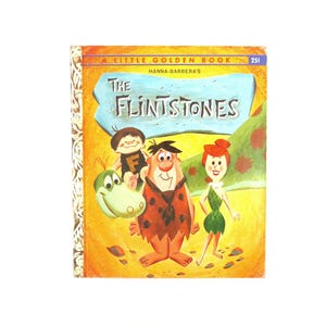 Vintage The Flinstones Hanna Barbera&#39;s Little Golden Book / 1961