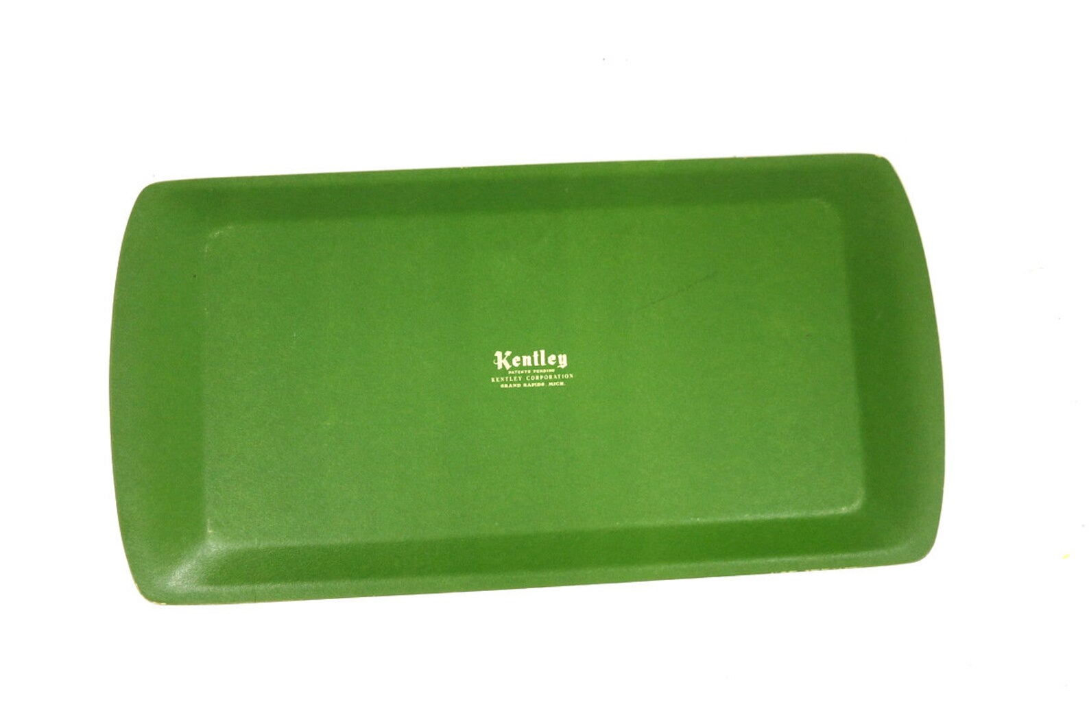 Vintage Green Floral Dresser Tray Boho Home Decor 1950s Etsy