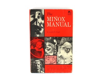 Vintage 1964 The Minox Manual von Joseph Cooper Hardcover Buch 1960er Jahre Fotografie Kamerabuch