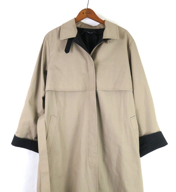 80s London Fog Trench Coat Modern Rain Jacket But… - image 3