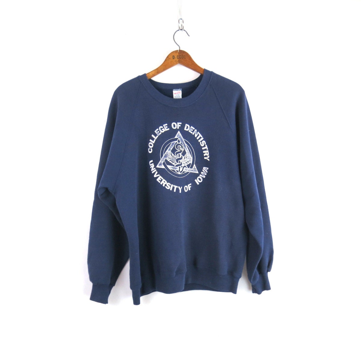 Vtg 90s Fruit of the Loom Plain Raglan Sweatshirt Vintage FOTL Blank Sweater  Jumper Pullover Crewneck Ladies Size XL 