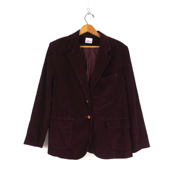 18639 Corduroy Coat - Purple