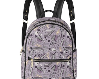 Mini sac à dos en cuir Book Lover TBR Trigger Warnings : petit sac écologique