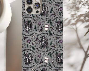 Graue Book Club Handy Hülle: Tough MagSafe iPhone Galaxy Pixel