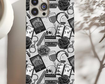 Graue Book Club Handy Hülle: Tough MagSafe iPhone Galaxy Pixel