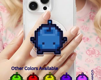 Suporte MagSafe holográfico Junimo Stardew Valley | Decoração para Kindle | Suporte para celular | Suportes para Kobo | Presentes para amantes de livros | Presente para ela