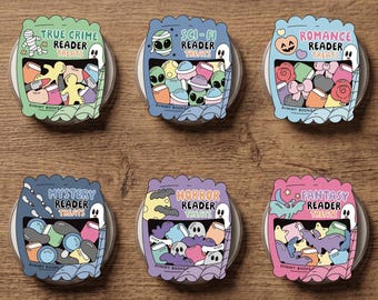 Halloween Reader Treats Books Holographic MagSafe grip |Kindle Decoration |Cute Ghost Phone Holder |Kobo Grips|Book Lover Gift |Gift for her