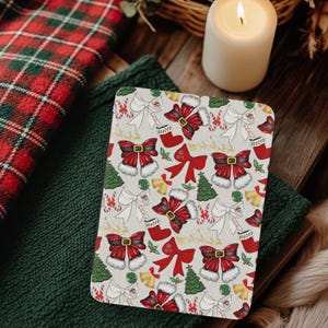 Coquette Christmas Bows leren Kindle-hoes met draagriem: 7&quot; Paperwhite en Colorsoft