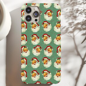 Vintage Santa Claus Phone Case: Tough MagSafe iPhone Galaxy Pixel