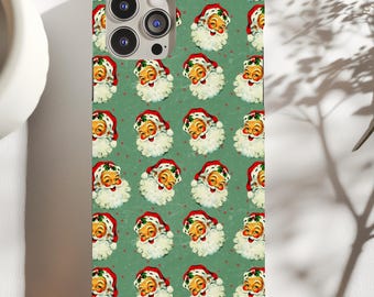 Vintage Santa Claus Phone Case: Tough MagSafe iPhone Galaxy Pixel