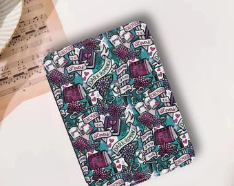 Bookish Dark Romance Leather Kindle Case with Hand Strap:  Paperwhite & Colorsoft