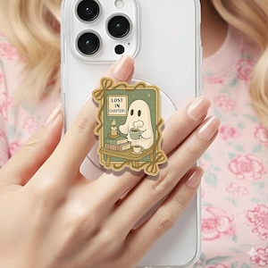 Ghost Reader Holographic MagSafe Griff |Kindle Dekoration |Handyhalter |Kobo Griffe | Buch Liebhaber Geschenke |Geschenk für sie