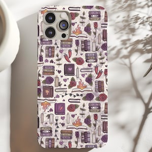 Spicy Book Lover Phone Case: Bookish Tough MagSafe iPhone Galaxy Pixel