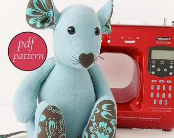 Mouse & Rat Sewing Pattern: Rowan Soft Toy (PDF Pattern)