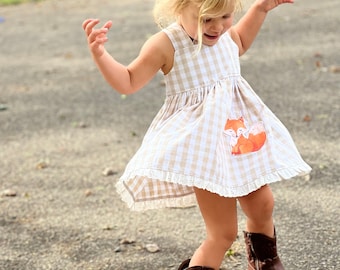 Penny Pocket Fox Dress | Child Dress