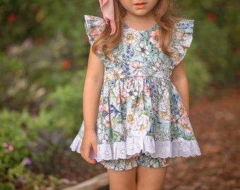 Baby-Mädchen-Baumwollregular Sleeveless Kleider Lässige Kleidung 0-24 Mona LMXJ 
