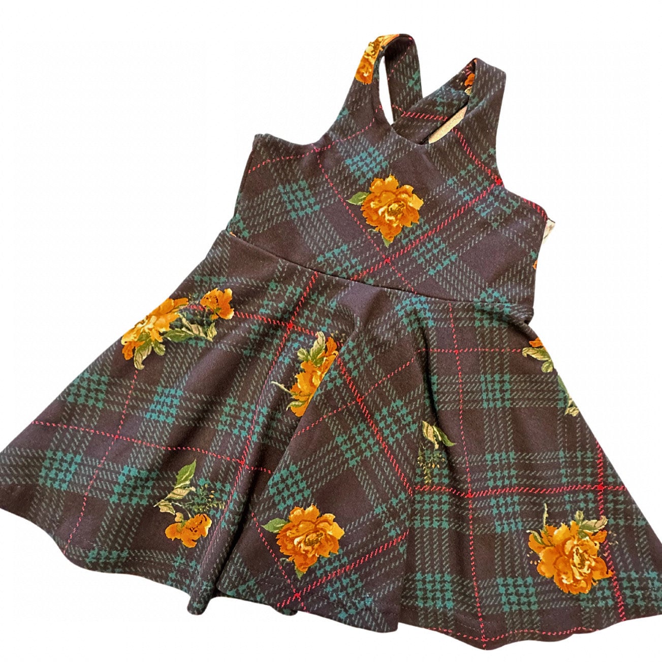 ハーリップトゥ新品未使用Classic Plaid Jumper Dress 未使用級✨herlipto Classic Plaid Jumper Dress - メルカリ